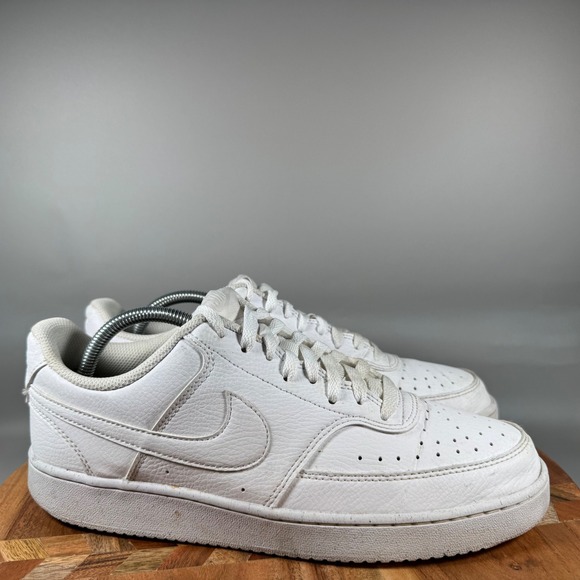 Nike Other - Nike Court Vision Low Men's White Leather Sneakers DH2987 100 Size 9.5